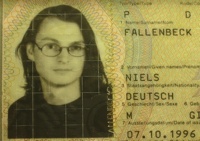 Foto aus dem Reisepass von 1996