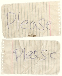 Please, please!