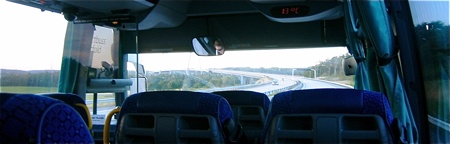 Im Bus nach Oslo