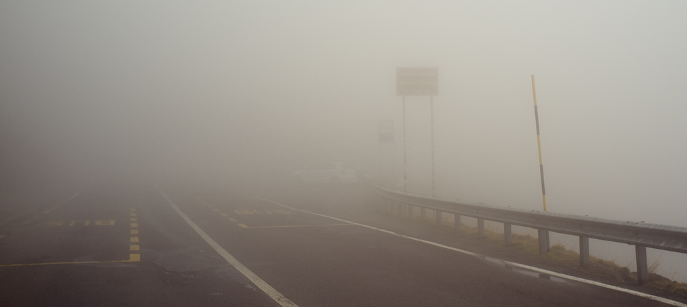 Jaufenpass im Nebel